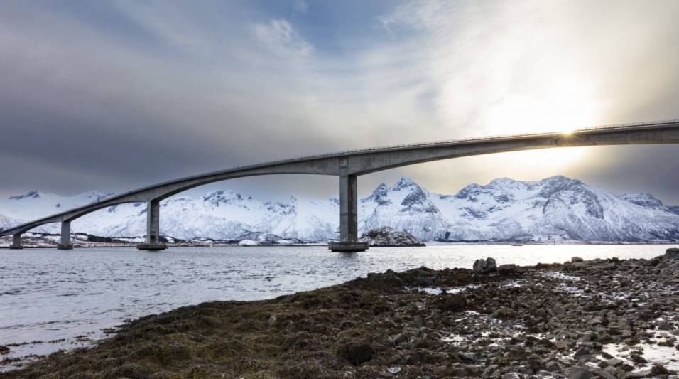Gimsøystraumen-Brücke, Lofoten, NO